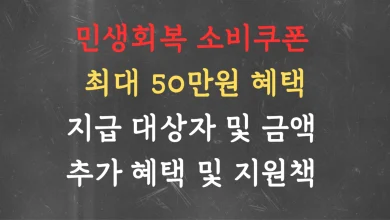 민생회복 소비쿠폰